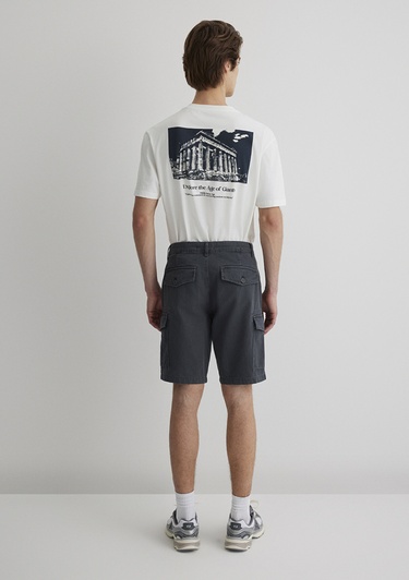  Mavi Lacivert Kargo Şort 0410287-80776