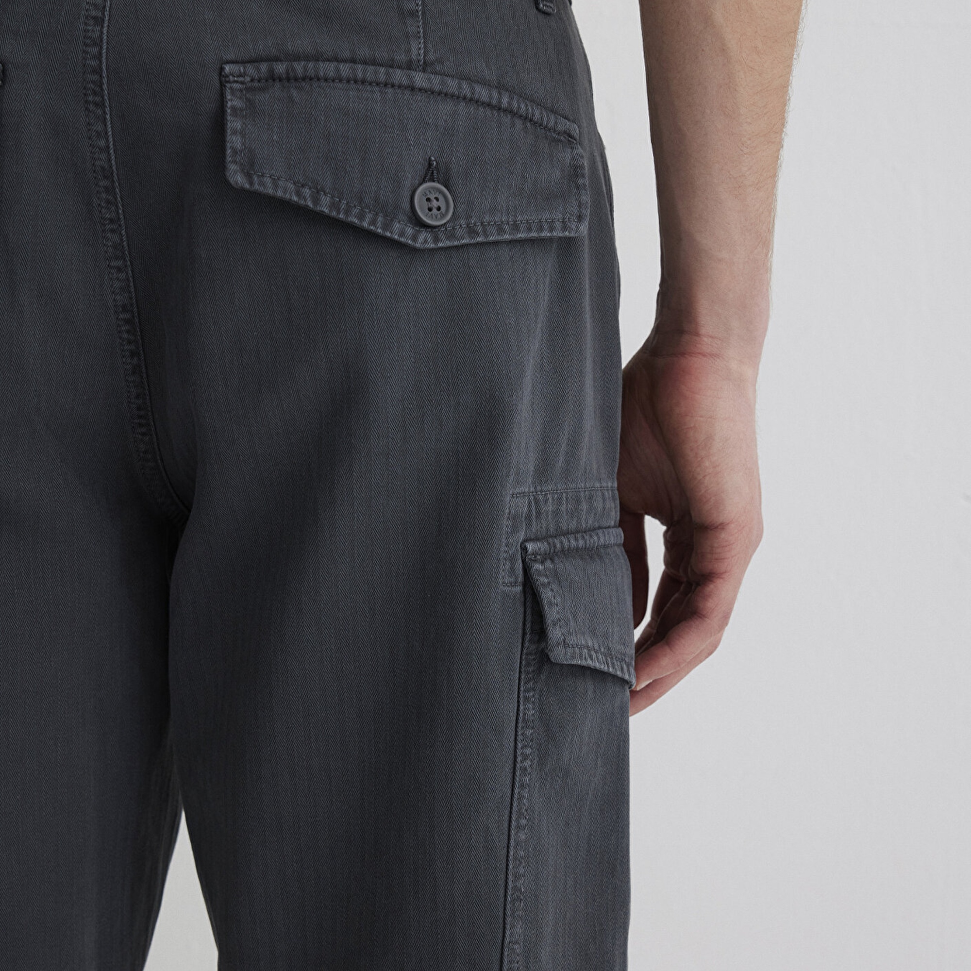 Mavi Lacivert Kargo Şort 0410287-80776