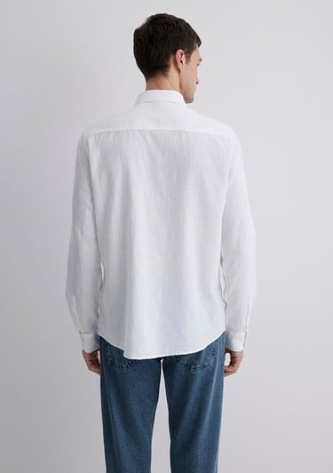  Mavi Ekru Gömlek Slim Fit / Dar Kesim 0211548-70057