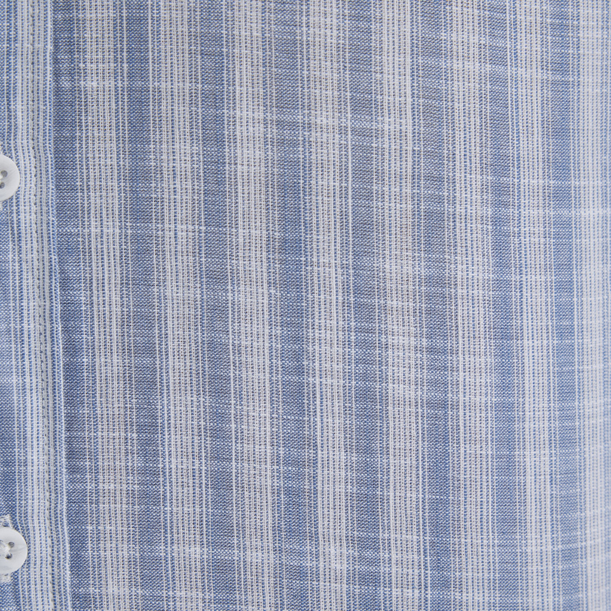 Mavi Çizgili Mavi Gömlek Regular Fit / Normal Kesim 0211538-70744