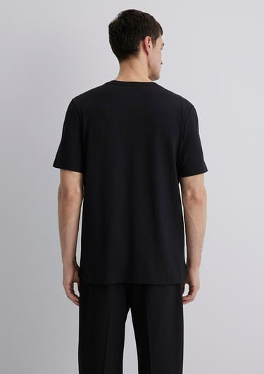  Mavi Mavi Black Siyah Tişört Regular Fit / Normal Kesim 0612689-900