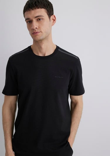  Mavi Mavi Black Siyah Tişört Regular Fit / Normal Kesim 0612689-900