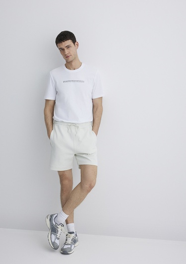  Mavi Gri Şort 0410258-70142