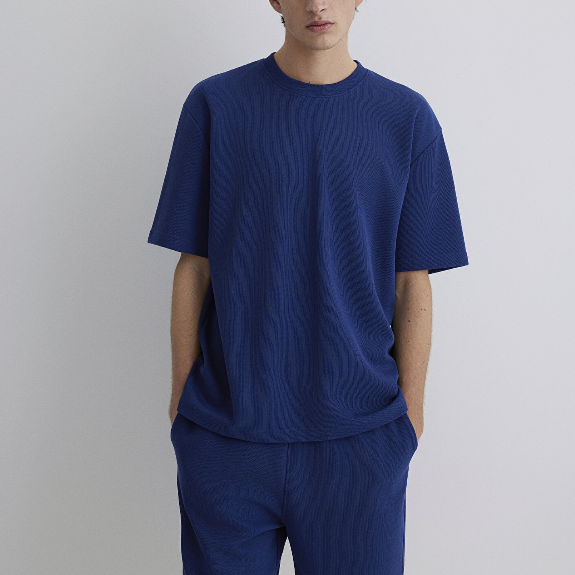 Mavi Mavi Basic Tişört Loose Fit / Bol Rahat Kesim 0612655-70722