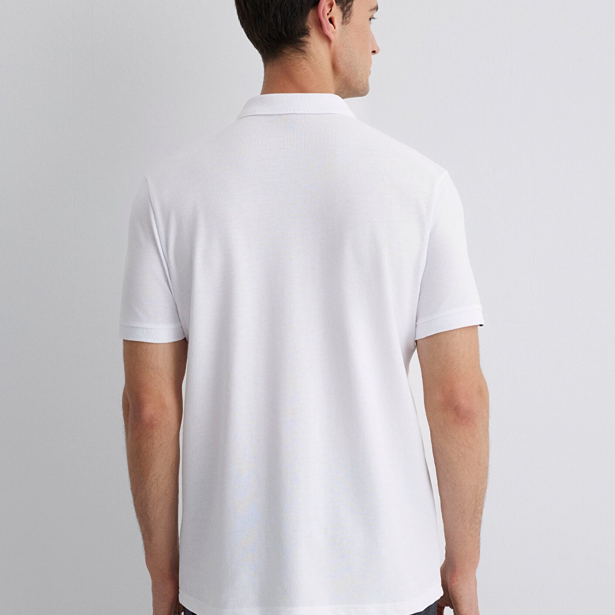 Mavi Beyaz Polo Tişört Regular Fit / Normal Kesim 0612651-620