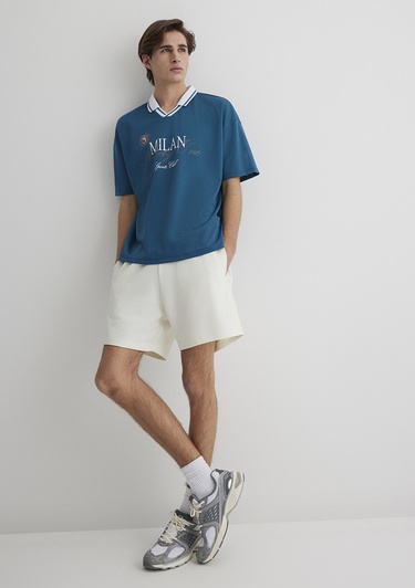  Mavi Ekru Şort 0410252-86420