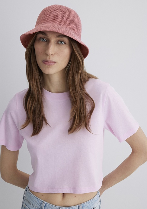  Mavi Pembe Bucket Şapka 1910080-71071