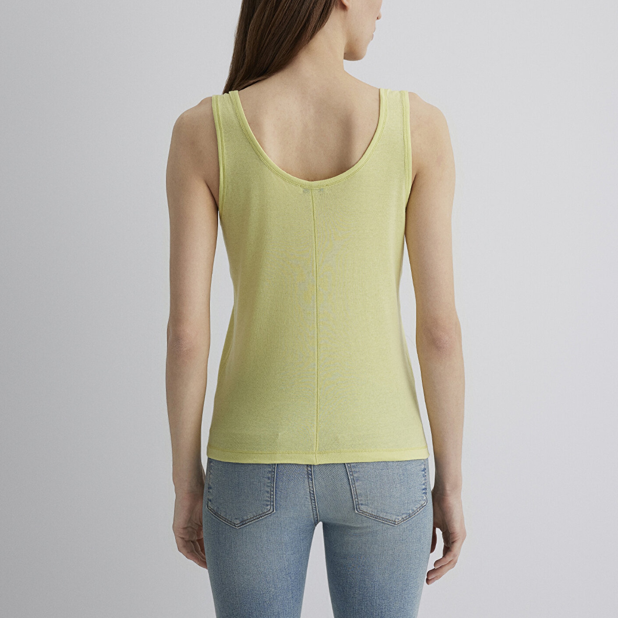 Mavi Sarı Atlet Slim Fit / Dar Kesim 1613211-71309