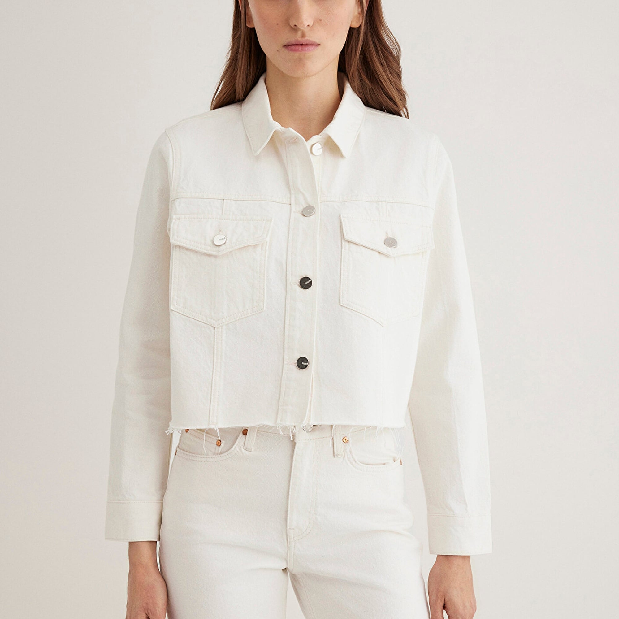 Mavi Thalia Mavi Premium Beyaz Jean Ceket 1110289-89161