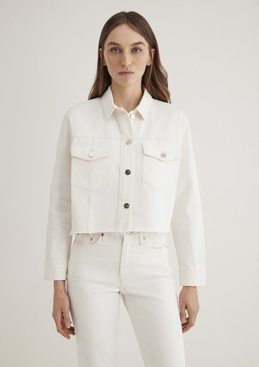  Mavi Thalia Mavi Premium Beyaz Jean Ceket 1110289-89161
