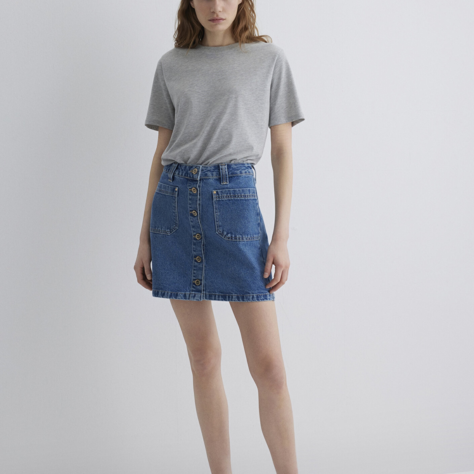 Mavi Silvana Gold Premium Indigo Mavisi Jean Etek 1310404-89219