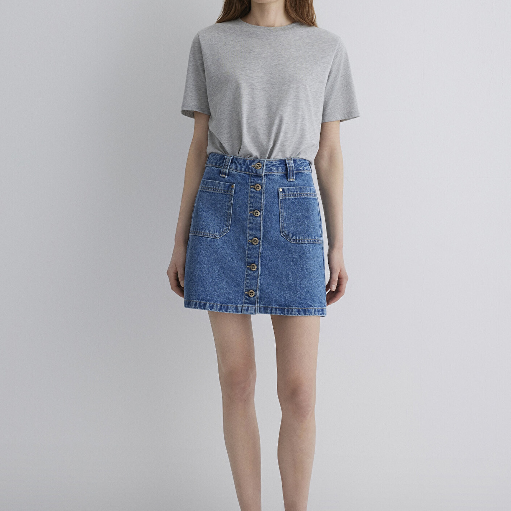 Mavi Silvana Gold Premium Indigo Mavisi Jean Etek 1310404-89219