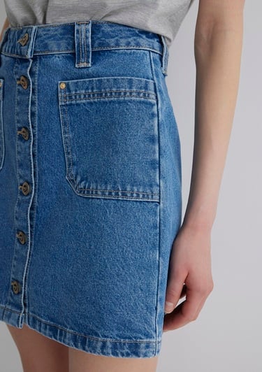  Mavi Silvana Gold Premium Indigo Mavisi Jean Etek 1310404-89219