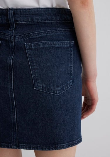  Mavi Shera Gold Premium Koyu Mavi Jean Etek 1310650-89226