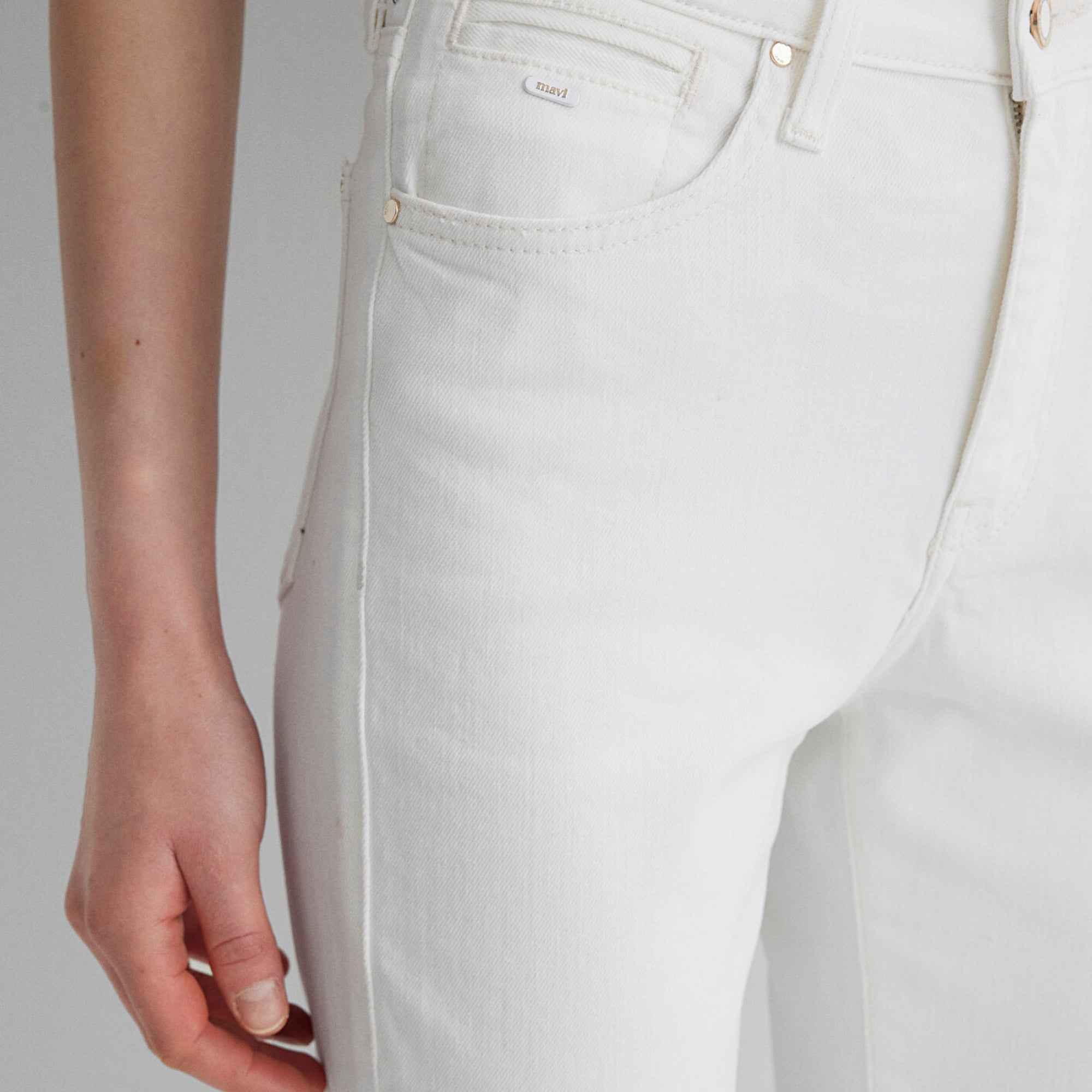 Mavi Bliss Mavi Premium Beyaz Jean Pantolon 101437-89192