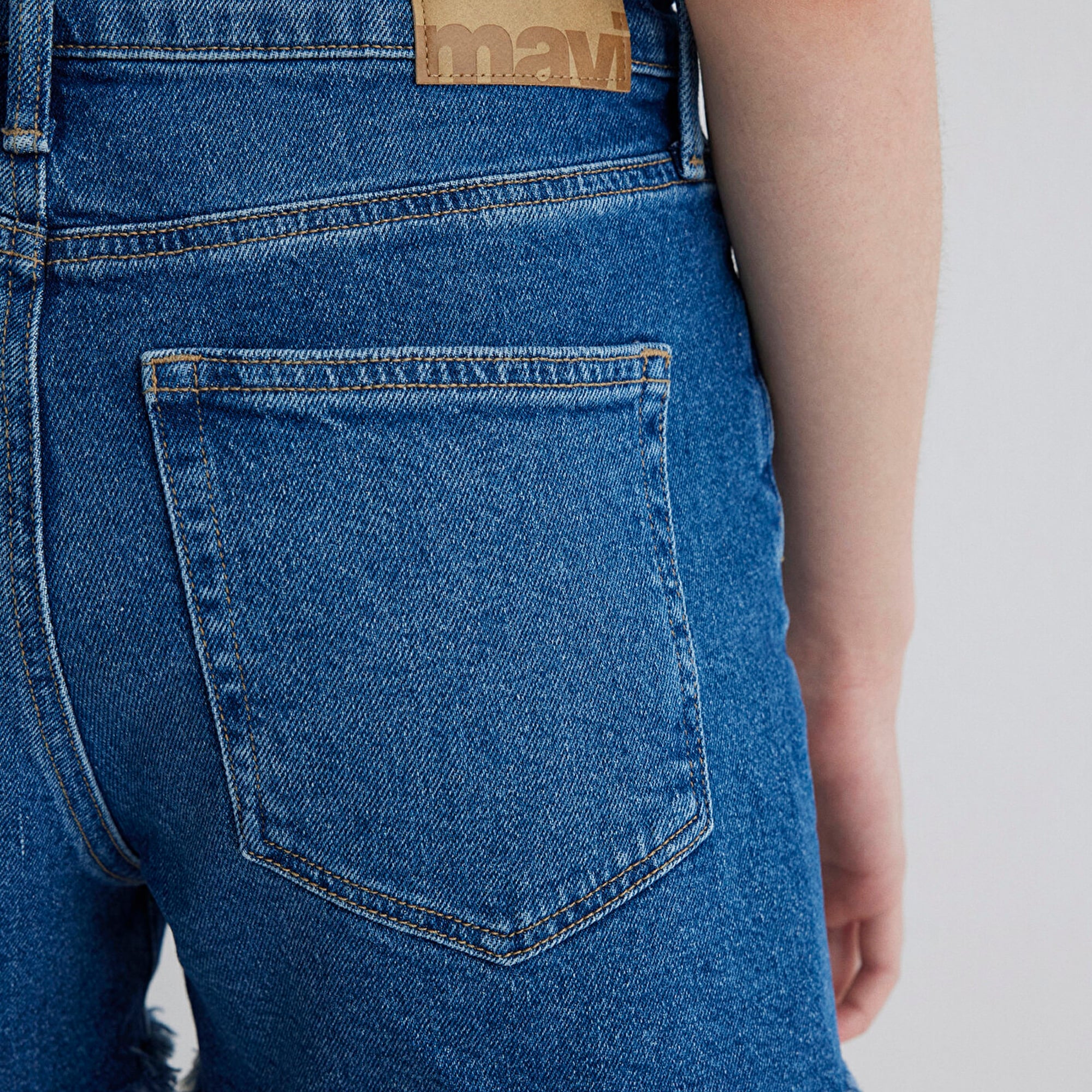 Mavi Heidi 90lar İndigo Mavisi Jean Şort 1410057-88757