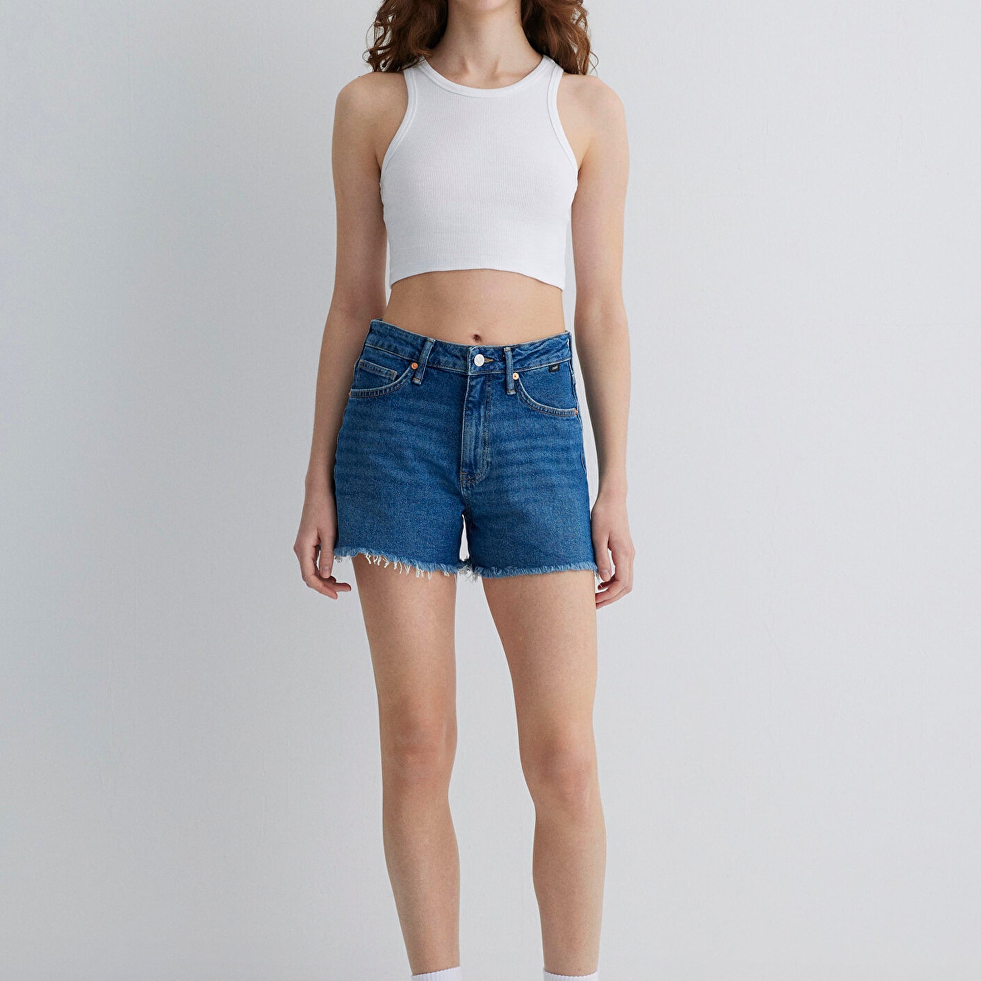 Mavi Heidi 90lar İndigo Mavisi Jean Şort 1410057-88757