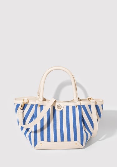 Mavi Mavi Çizgili Omuz Çantası 1913094-22189