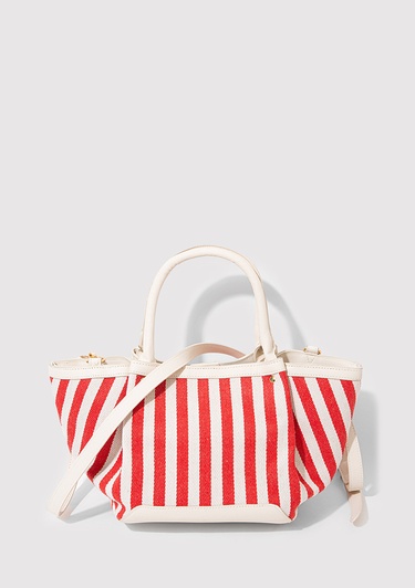  Mavi Kırmızı Çizgili Omuz Çantası 1913094-29781