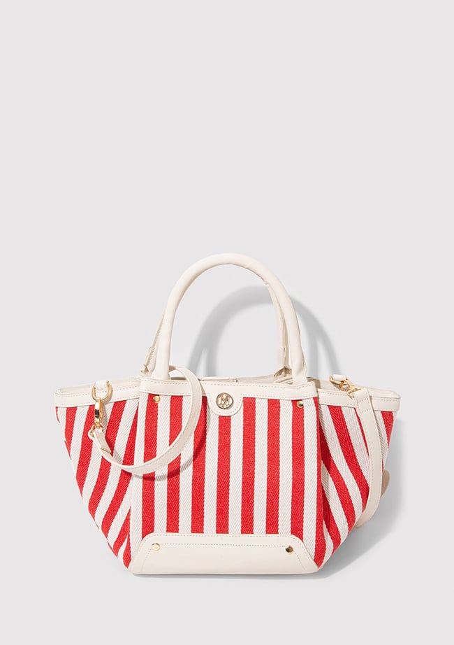  Mavi Kırmızı Çizgili Omuz Çantası 1913094-29781