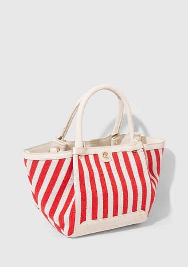  Mavi Kırmızı Çizgili Omuz Çantası 1913094-29781