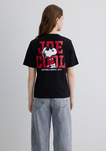  Mavi Joe Cool Baskılı Siyah Tişört Regular Fit / Normal Kesim 1613361-900