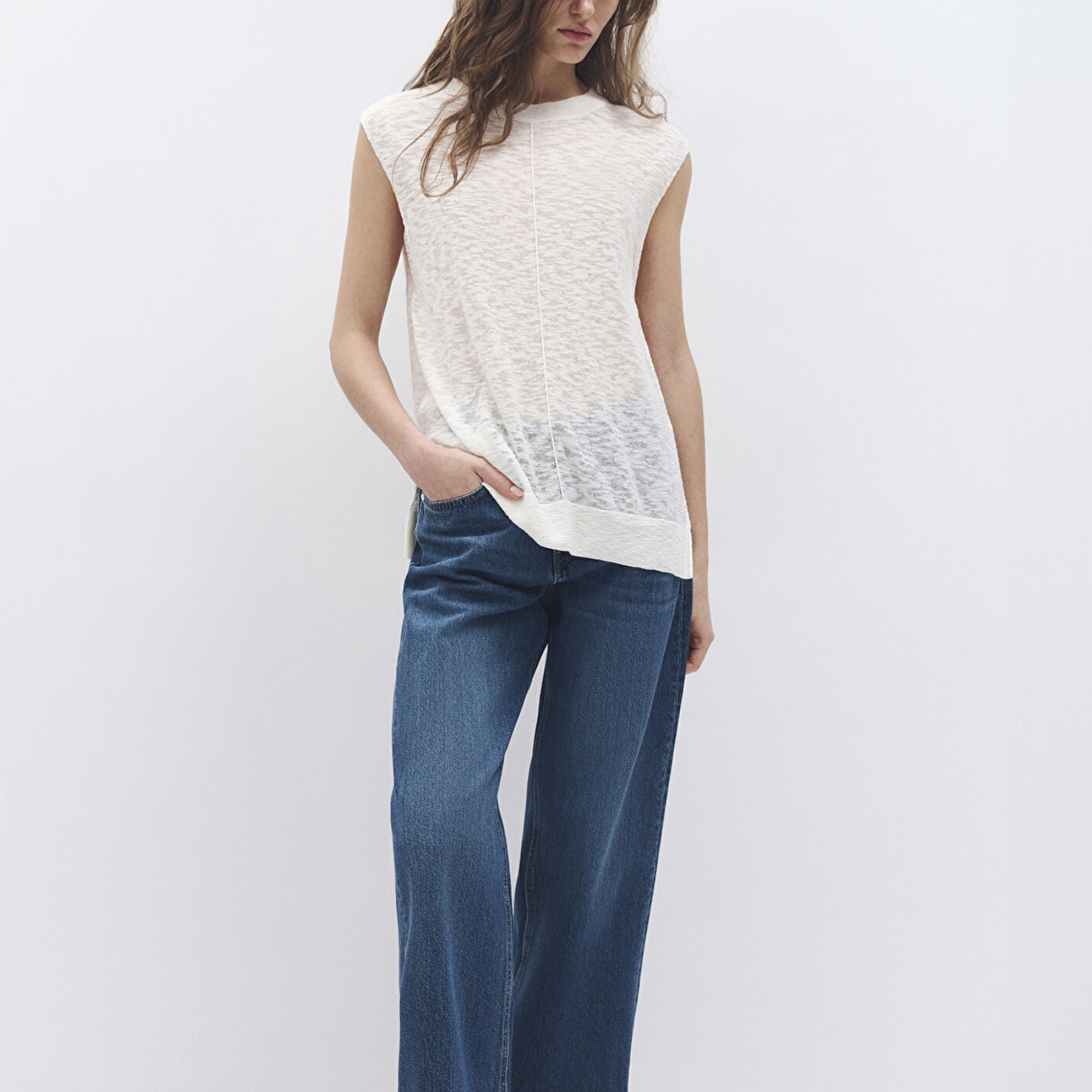 Mavi Ekru Triko Top 1710671-70057