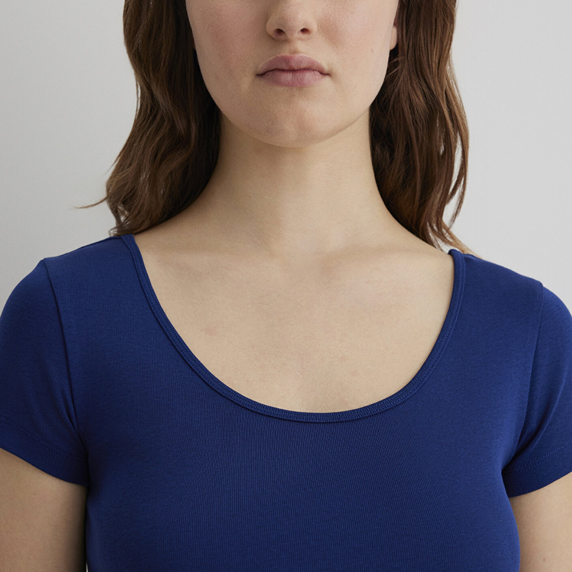 Mavi Mavi Basic Crop Tişört Crop / Kısa Kesim 1612374-70722