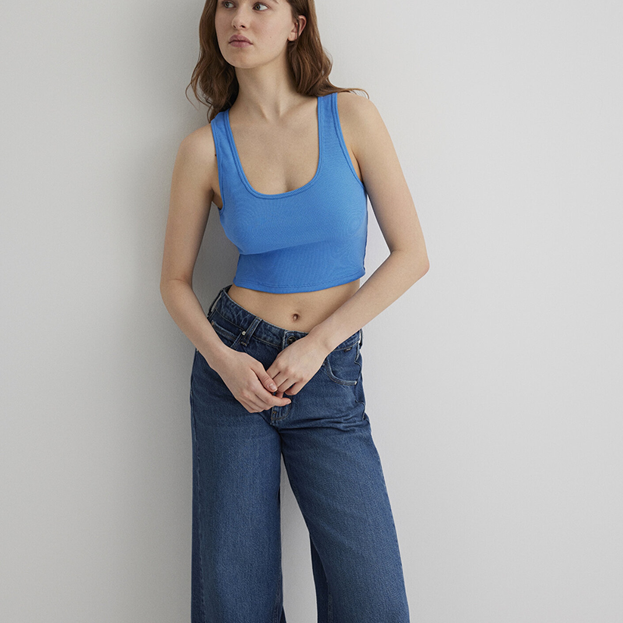 Mavi Mavi Basic Crop Atlet Crop / Kısa Kesim 1613071-70861