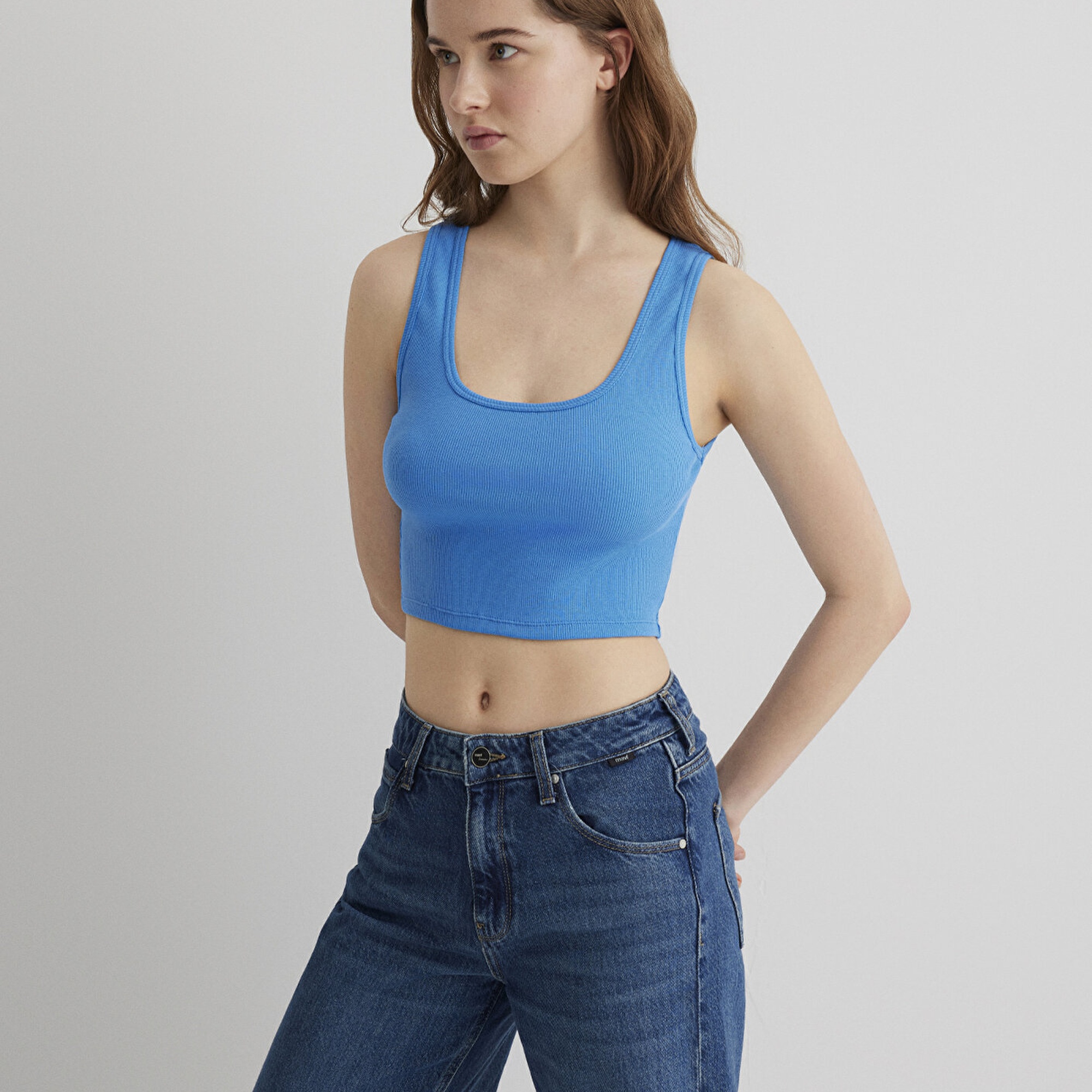 Mavi Mavi Basic Crop Atlet Crop / Kısa Kesim 1613071-70861