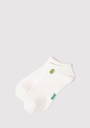  Mavi Beyaz Babet Çorabı 1913157-620