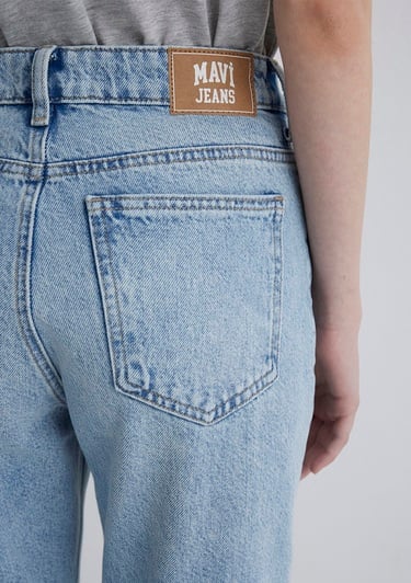  Mavi Barcelona Kolej Vintage Açık Mavi Jean Pantolon 101047-89198