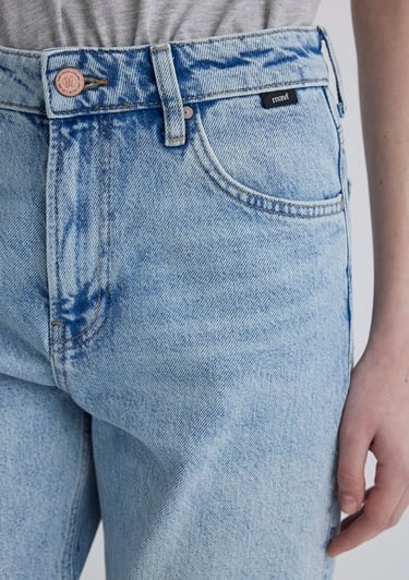  Mavi Barcelona Kolej Vintage Açık Mavi Jean Pantolon 101047-89198