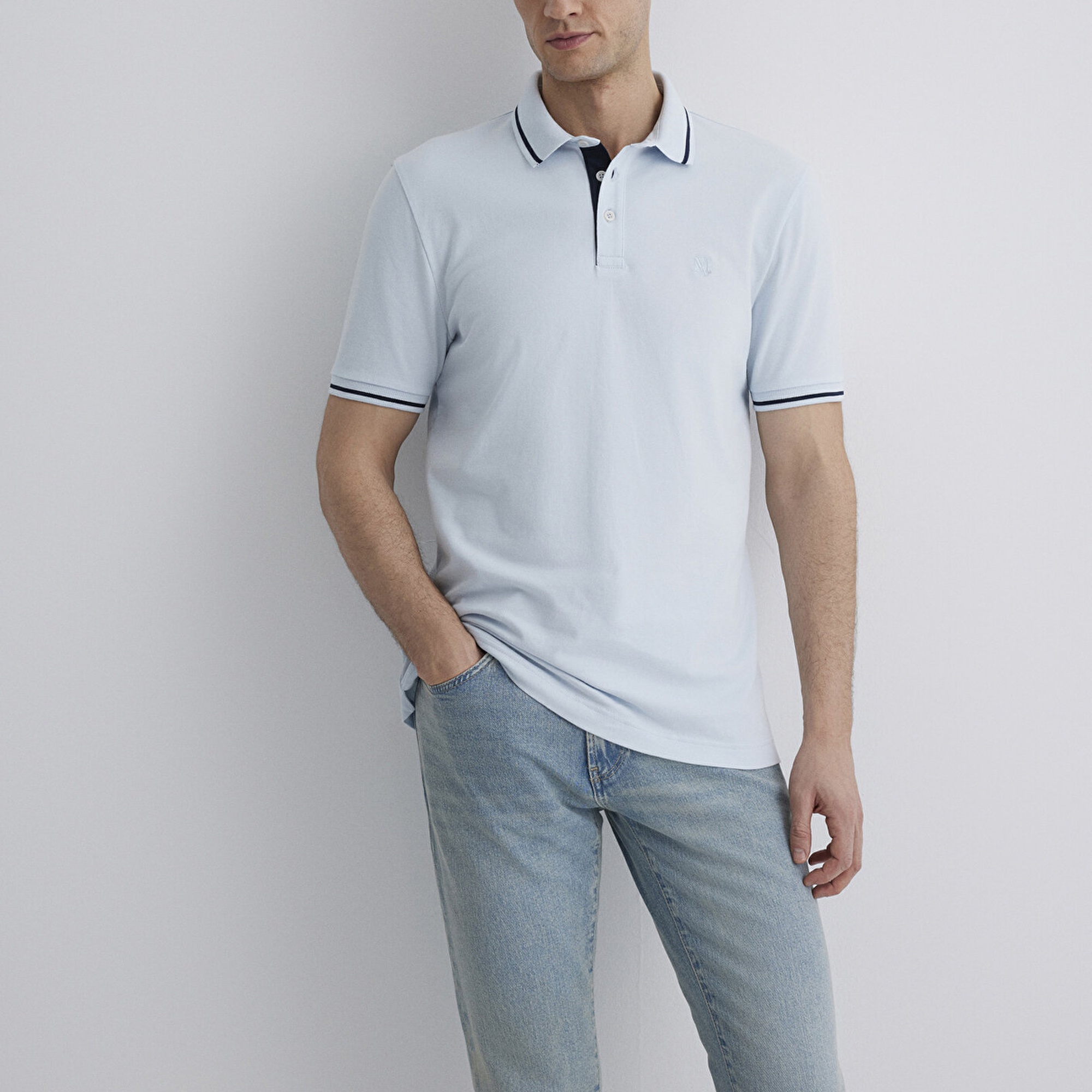 Mavi Mavi Polo Tişört Slim Fit / Dar Kesim 0612619-89288