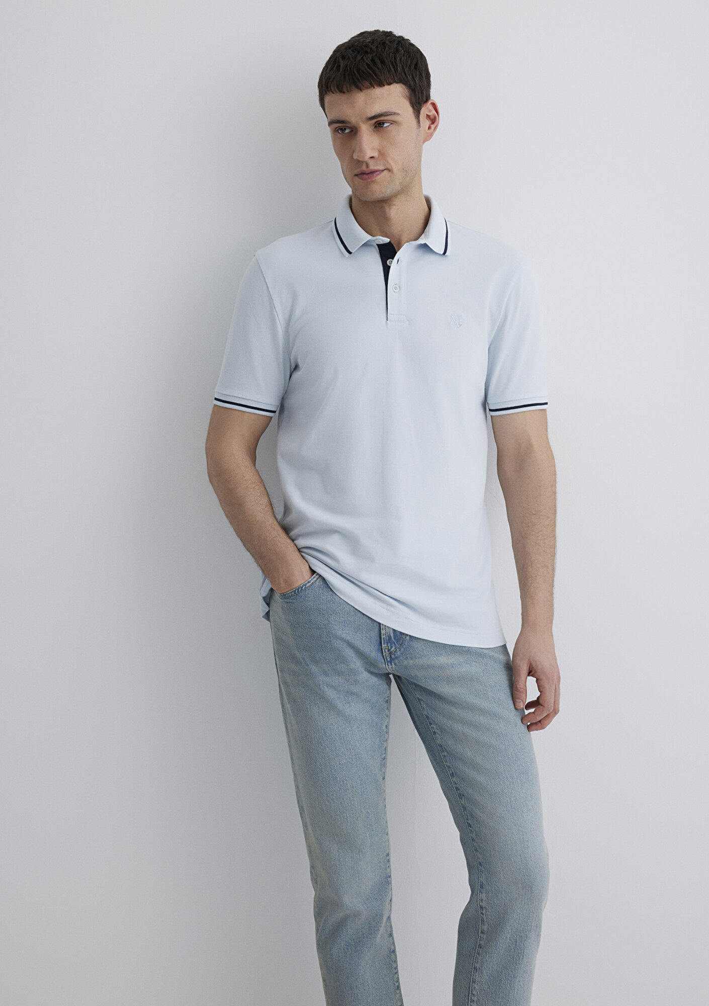  Mavi Mavi Polo Tişört Slim Fit / Dar Kesim 0612619-89288