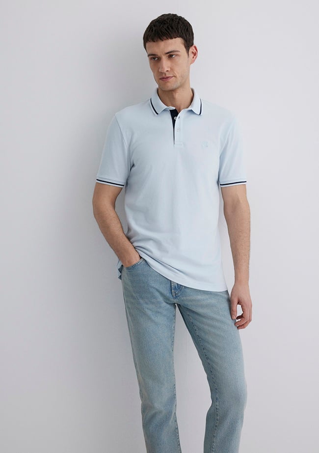  Mavi Mavi Polo Tişört Slim Fit / Dar Kesim 0612619-89288