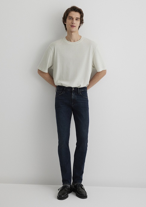  Mavi Jake 90lar TOKK Mürekkep Mavi Jean Pantolon 0042282944