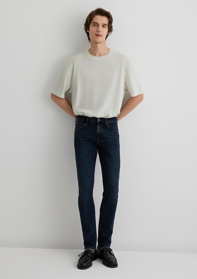  Mavi Jake 90lar TOKK Mürekkep Mavi Jean Pantolon 0042282944