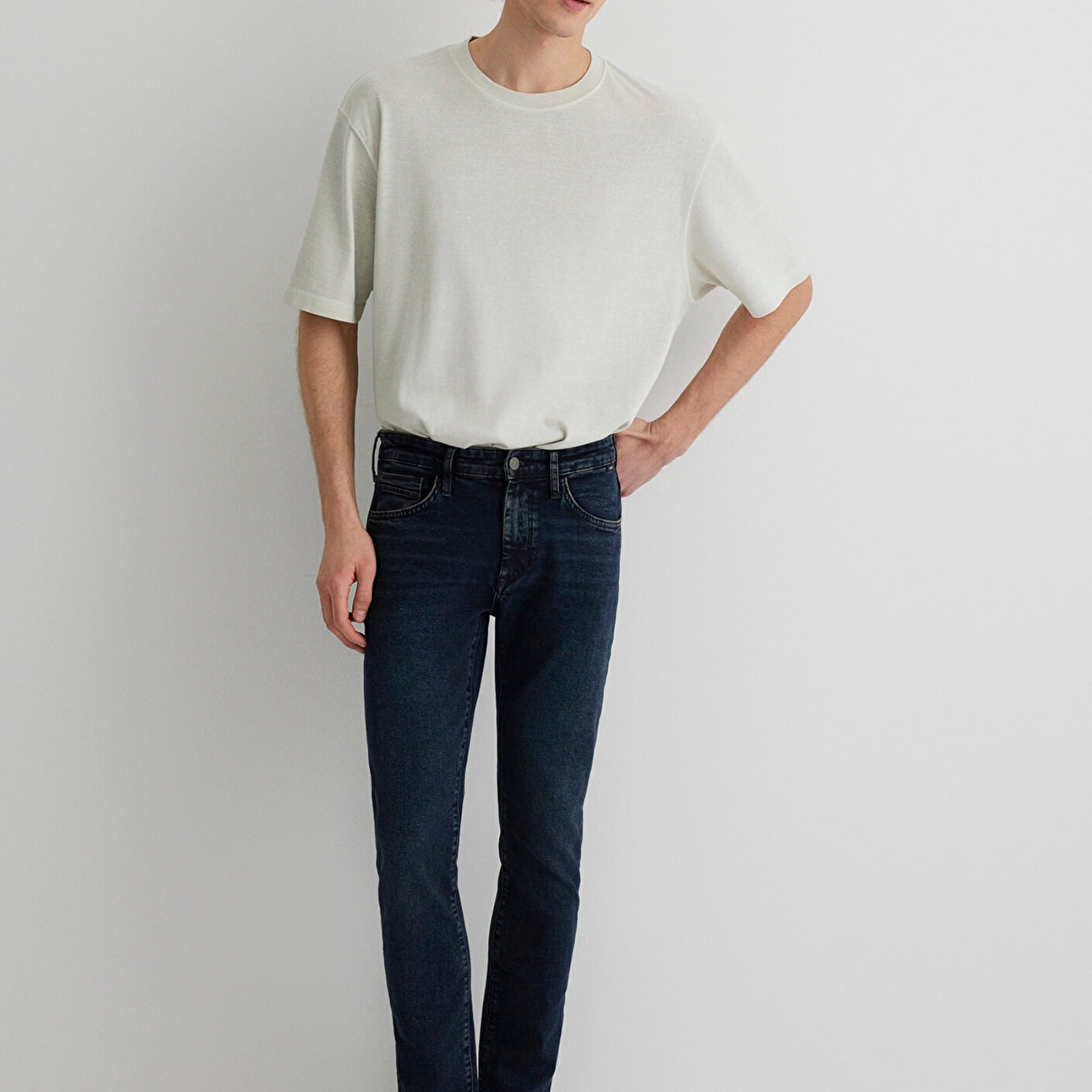 Mavi Jake 90lar TOKK Mürekkep Mavi Jean Pantolon 0042282944