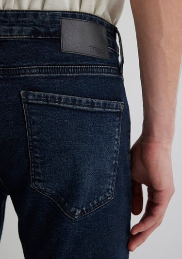  Mavi Jake 90lar TOKK Mürekkep Mavi Jean Pantolon 0042282944