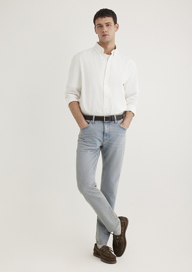  Mavi Milan Classic Denim Vintage Açık Mavi Jean Pantolon 0081089772