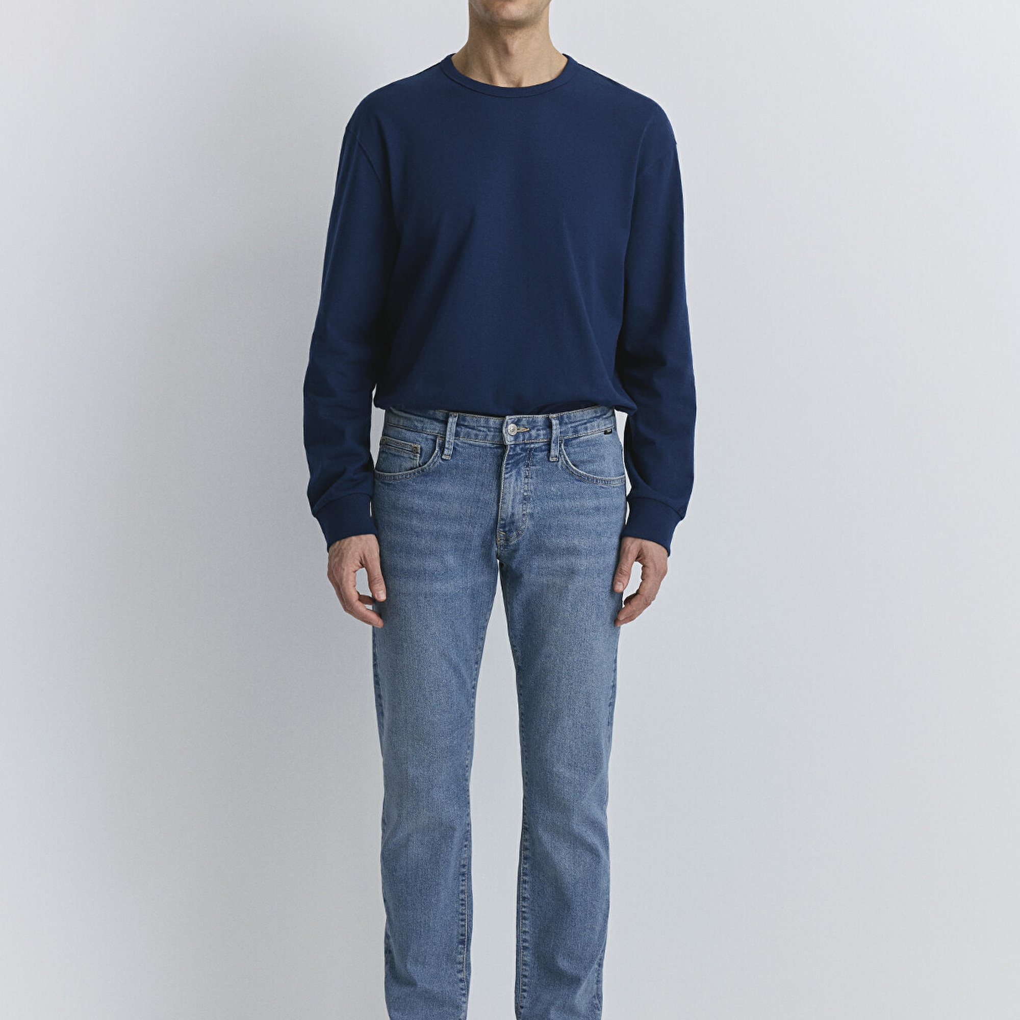 Mavi Hunter 90lar Puslu Vintage Açık Mavi Jean Pantolon 0020289268