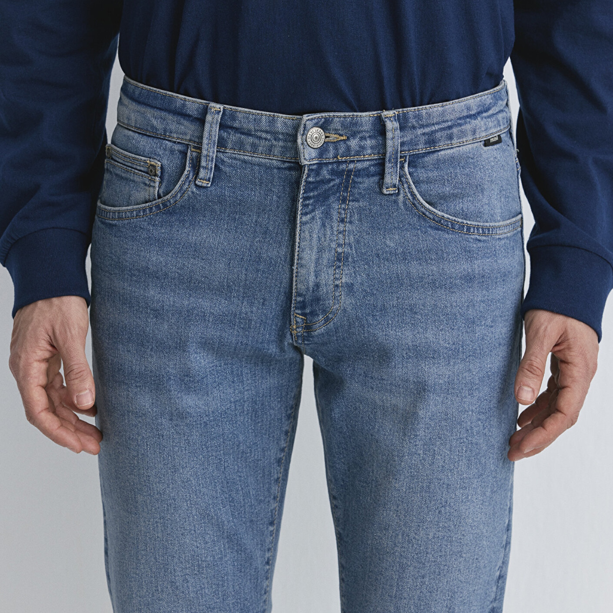 Mavi Hunter 90lar Puslu Vintage Açık Mavi Jean Pantolon 0020289268