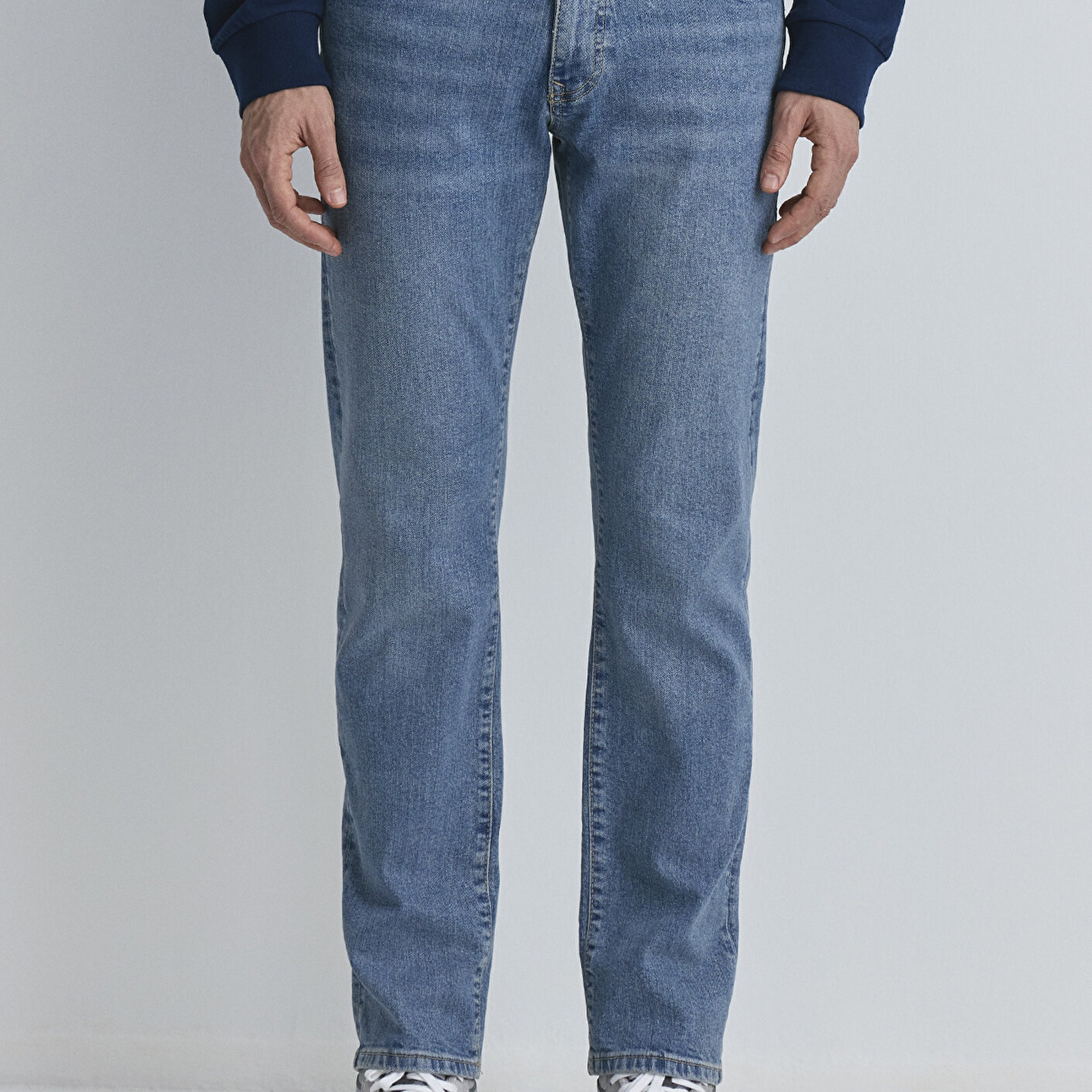 Mavi Hunter 90lar Puslu Vintage Açık Mavi Jean Pantolon 0020289268