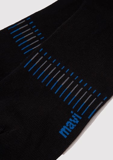  Mavi Siyah Patik Çorap 092577-900