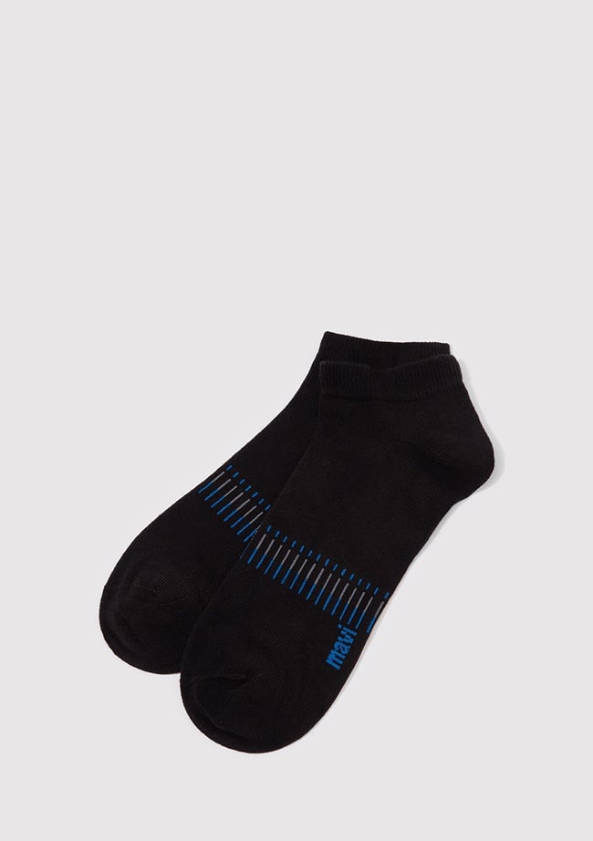  Mavi Siyah Patik Çorap 092577-900