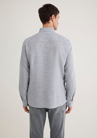  Mavi Mavi Gömlek Fitted / Vücuda Oturan Kesim 020579-86998