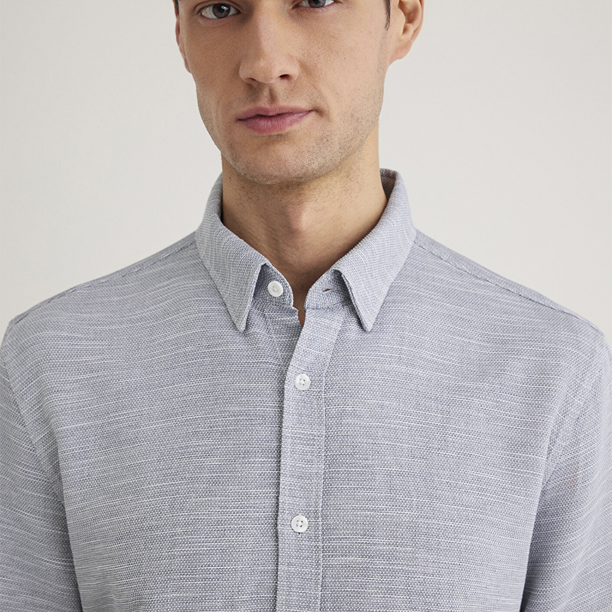 Mavi Mavi Gömlek Fitted / Vücuda Oturan Kesim 020579-86998