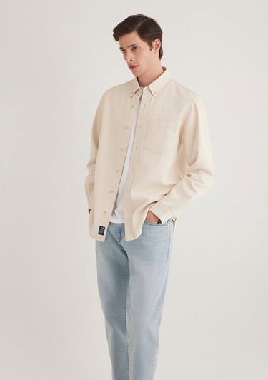  Mavi Jayden Classic Denim Ekru Jean Gömlek Regular Fit / Normal Kesim 0211065-89293