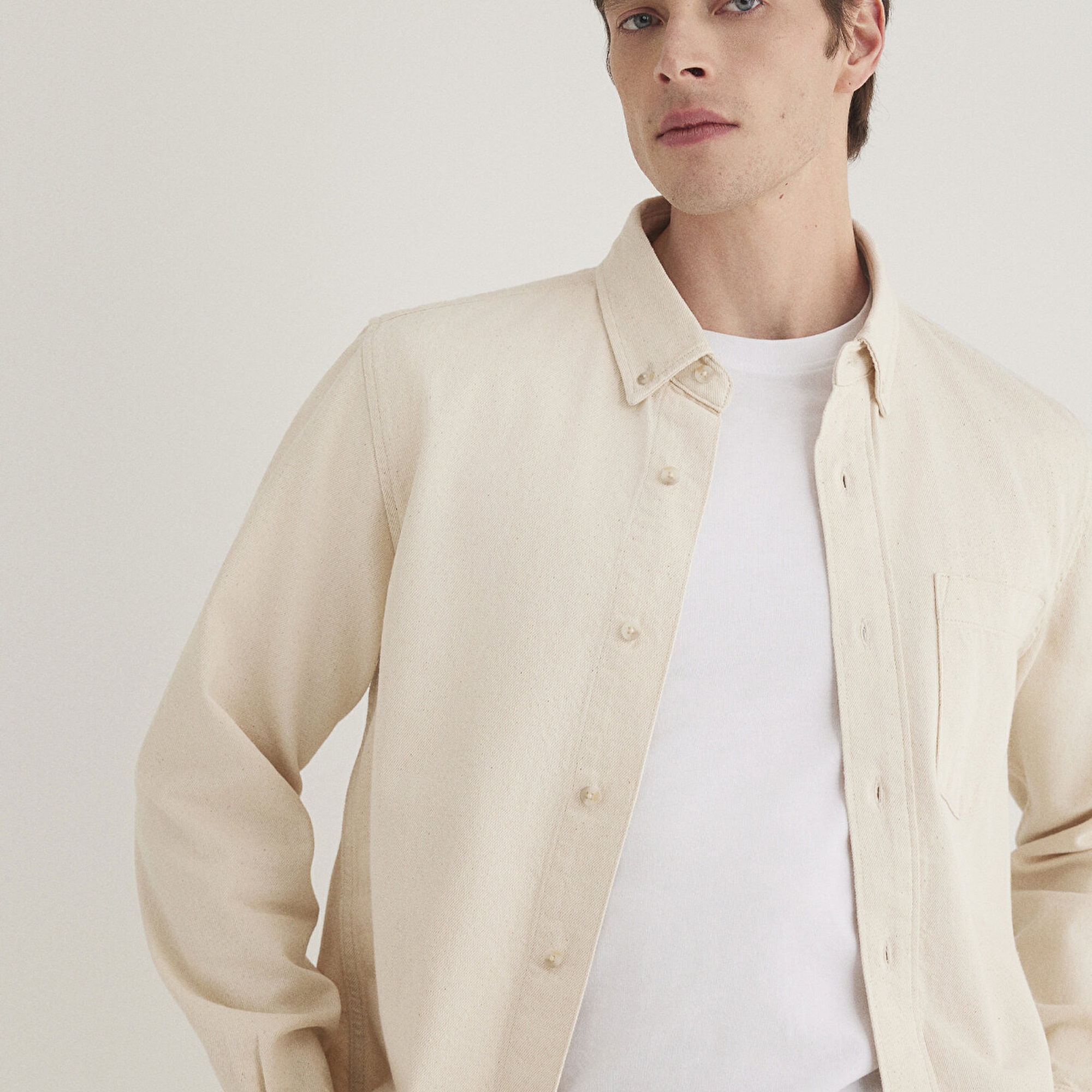 Mavi Jayden Classic Denim Ekru Jean Gömlek Regular Fit / Normal Kesim 0211065-89293